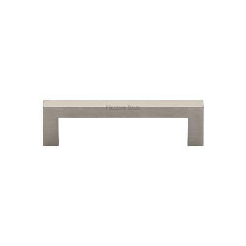 C0339 96-SN - HERITAGE BRASS CABINET PULL CITY DESIGN 96MM CTC S