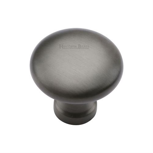 C113 32-MB - HERITAGE BRASS CABINET KNOB VICTORIAN ROUND DESIGN 