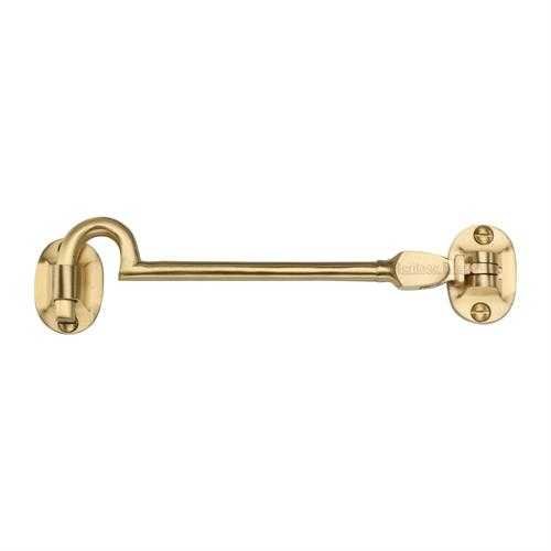 C1530 6-SB - HERITAGE BRASS CABIN HOOK 6  SATIN BRASS FINISH