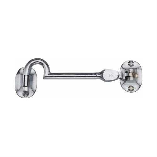 C1530 4-SC - HERITAGE BRASS CABIN HOOK 4  SATIN CHROME FINISH