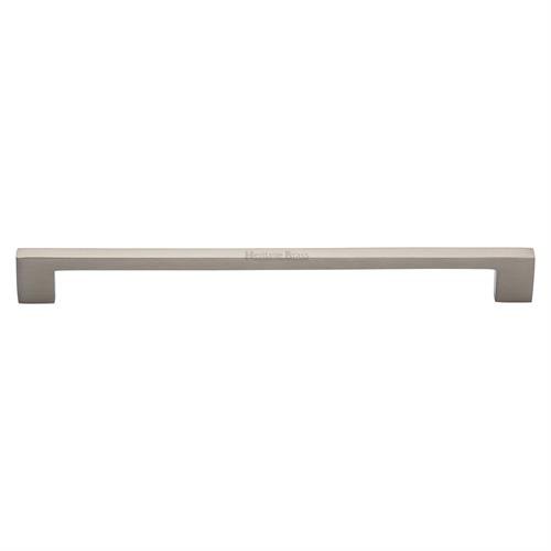 C0337 256-SN - HERITAGE BRASS CABINET PULL METRO DESIGN 256MM CT