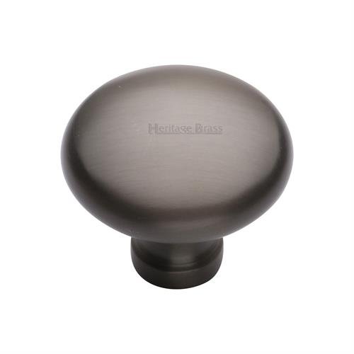 C113 38-MB - HERITAGE BRASS CABINET KNOB VICTORIAN ROUND DESIGN 