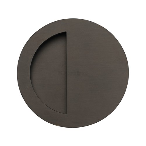 ROUND MOON FLUSH PULL MB
