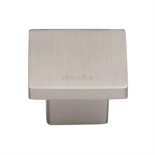 C1254 40-SN - SQUARE CABINET KNOB