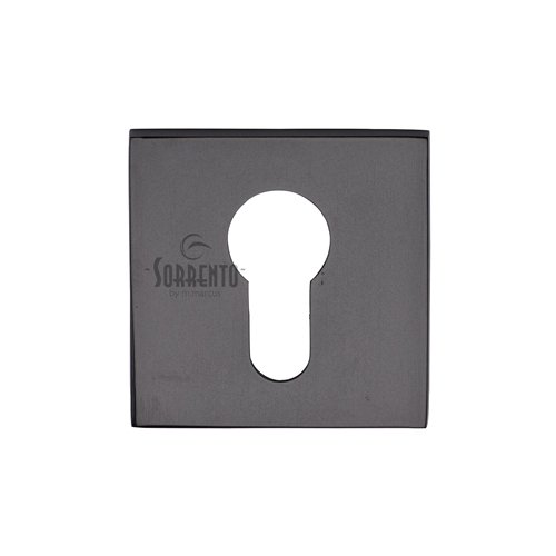 5M-4049-Q-153 - Cylinder Escutcheon Square Black Pearl