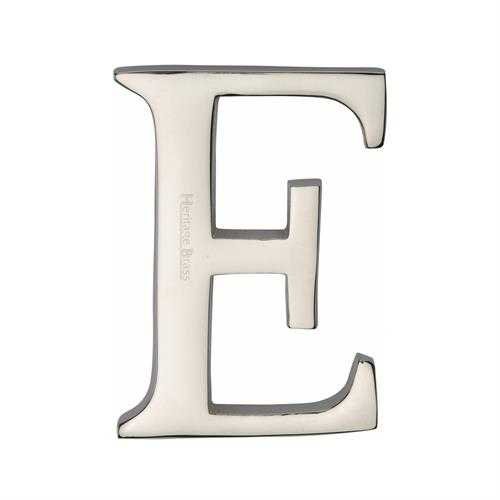 C1565 2 B-PNF - HERITAGE BRASS ALPHABET B PIN FIX 51MM (2) POLIS