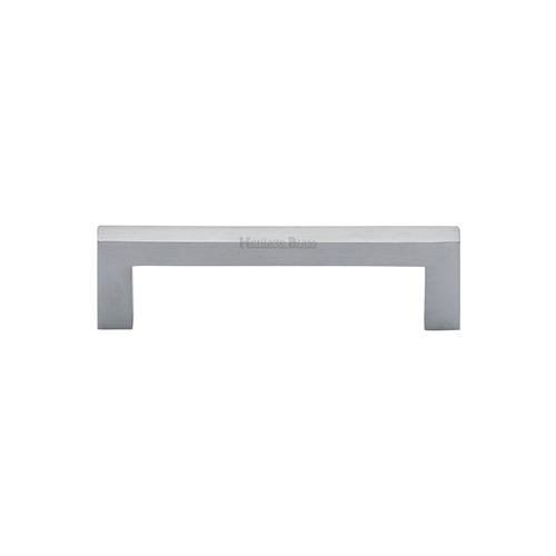 C0339 96-SC - HERITAGE BRASS CABINET PULL CITY DESIGN 96MM CTC S