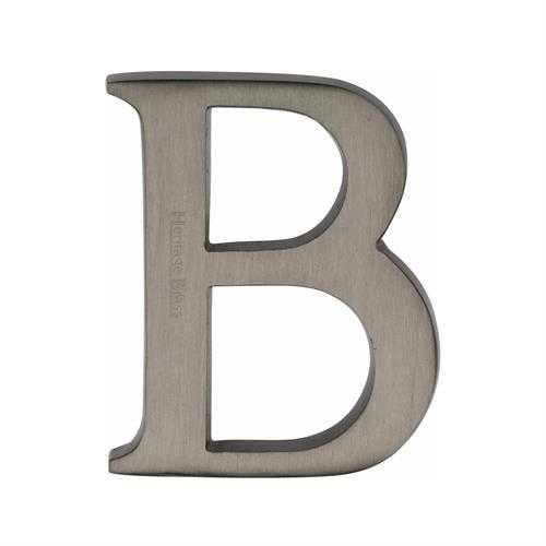 C1565 2 C-MB - HERITAGE BRASS ALPHABET C PIN FIX 51MM (2) MATT B